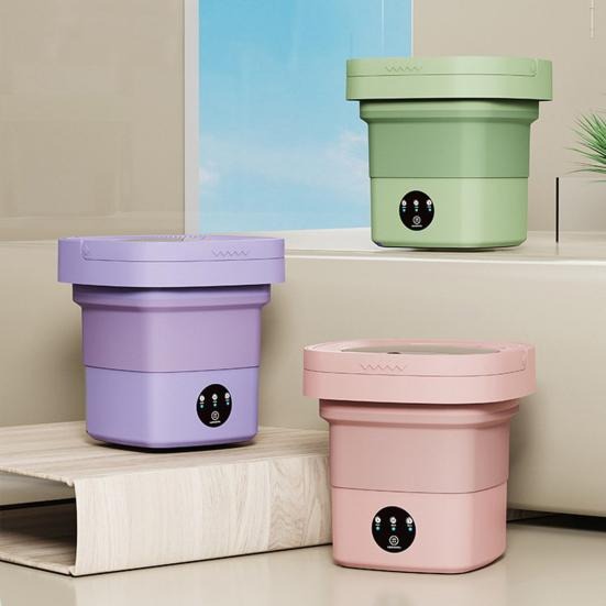 6.5l Portable, Foldable Washing Machine Random Color