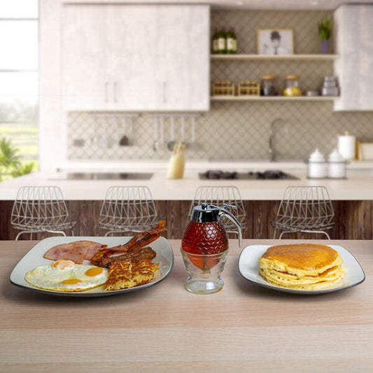 Honey Dispenser Juice Syrup Pot Jar For Storage | Easy-pour Honey & Syrup Dispenser Jar 200ml