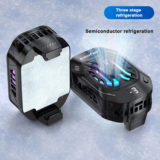 Lz-f25 Backclip Original Mobile Cooler Magnetic Phone Cooler Fan With Rgb Lights Mobile Cooler For Gaming